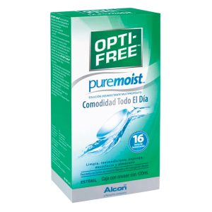 Opti Free Pure Moist 120ml solución para Lentes de Contacto