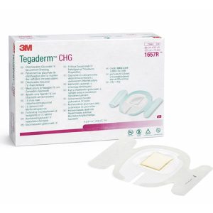 3M Tegaderm CHG 1657R | Apósito Antimicrobiano con Clorhexidina 8.5×11.5cm