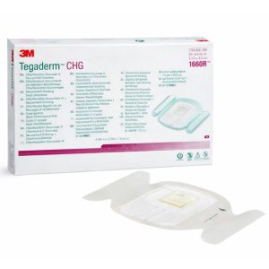 3M Tegaderm™ CHG 1660R | Apósito Antimicrobiano con Clorhexidina 7×8.5cm