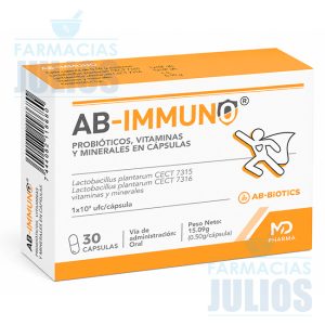 AB-Immuno Cápsulas Probióticos Refuerzo del Sistema Inmunológico