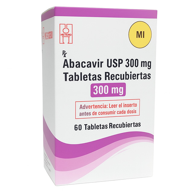 Abacavir USP 300mg Tabletas Recubiertas - Imagen 2