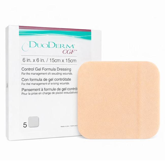 Apósito Hidrocoloide DuoDERM CGF 15x15cm – ConvaTec Control Gel Formula Dressing - Imagen 2