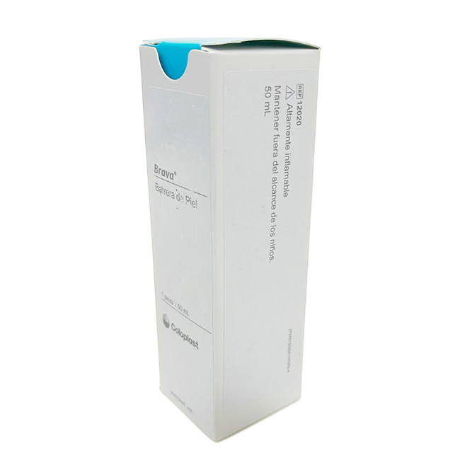 Brava Barrera de la Piel 50ml Spray Protector Cutáneo sin Alcohol Coloplast - Imagen 3