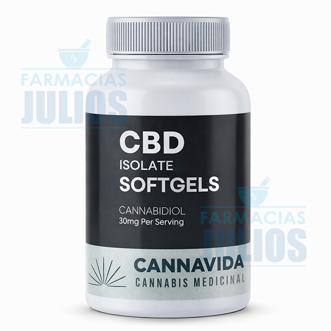 Cannavida | Cápsulas Blandas de Cannabidiol (30 Softgels) | Isolate - Imagen 2