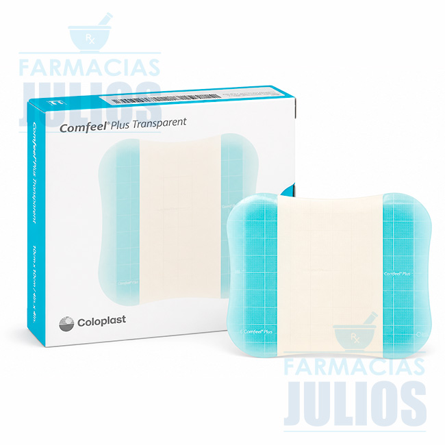 Comfeel Plus Transparente 15x15cm Apósito Hidrocoloide para Cicatrización de Heridas - Imagen 2