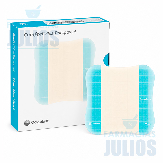 Comfeel Plus Transparente 20x20cm Apósito Hidrocoloide para Cicatrización de Heridas - Imagen 2