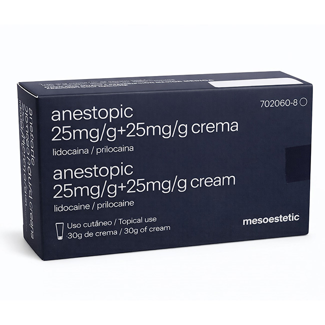 Crema Anestésica Anestopic 25mg/g + 25mg/g (Lidocaína + Prilocaína) 30g - Imagen 2