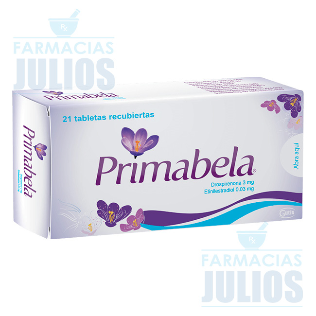 Primabela® Anticonceptivo Oral 21 Tabletas Recubiertas - Imagen 3
