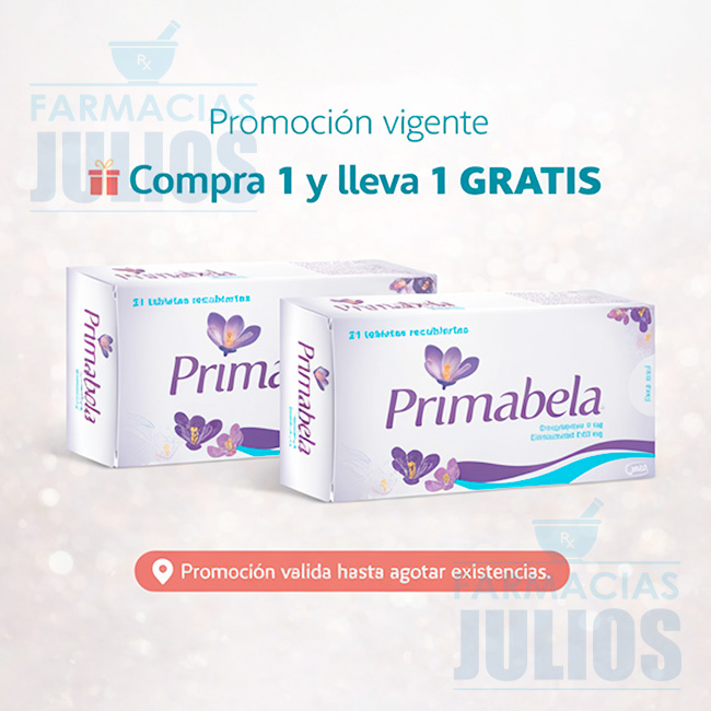 Primabela® Anticonceptivo Oral 21 Tabletas Recubiertas