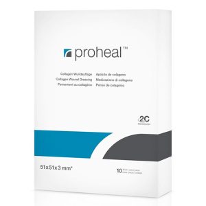 Proheal Apósito de Colágeno 51×51×3mm 2C Technology Cicatrización Avanzada de Heridas