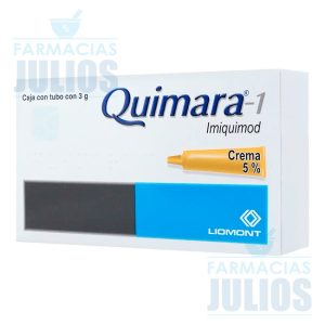 Quimara-1 Imiquimod 3g Crema 5% Tratamiento Verrugas Genitales
