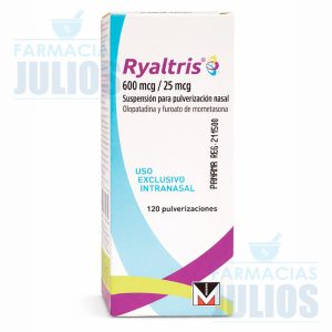 Ryaltris® Spray Nasal 600 mcg 25 mcg para rinitis alergica con olopatadina y mometasona