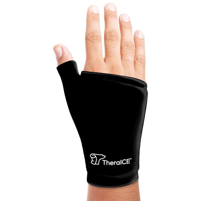 TheraICE Hot & Cold Wrist Ice Pack Manga Terapéutica para Muñeca y Mano (Reutilizable)