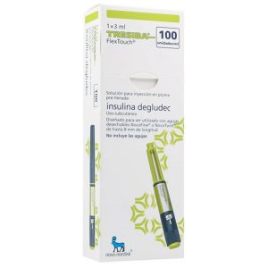 TRESIBA FlexTouch Insulina Degludec 100UI/mL (1 pluma prellenada de 3mL)