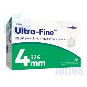 Ultra Fine 32G x 4mm Agujas para Mounjaro Ozempic y Wegovy