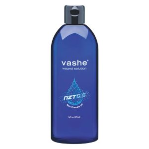 Vashe Wound Solution Solución limpiadora y cicatrizante para heridas con pH balanceado (475ml)