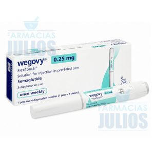 Wegovy Semaglutida 0.25 mg FlexTouch Pluma Precargada – Inicio del Tratamiento para el Control del Peso