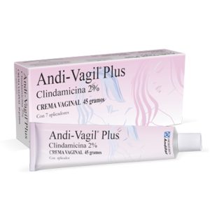 Andi-Vagil Clindamicina 2% Tratamiento Tópico para Vaginosis Bacteriana