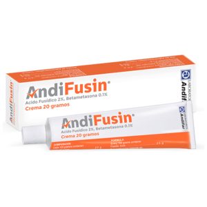 AndiFusin Crema 20g Tratamiento para Dermatitis Eccematosas con Infección Bacteriana Secundaria