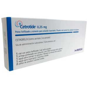 Cetrotide 0,25mg Antagonista de GnRH para Control del Ciclo en Reproducción Asistida