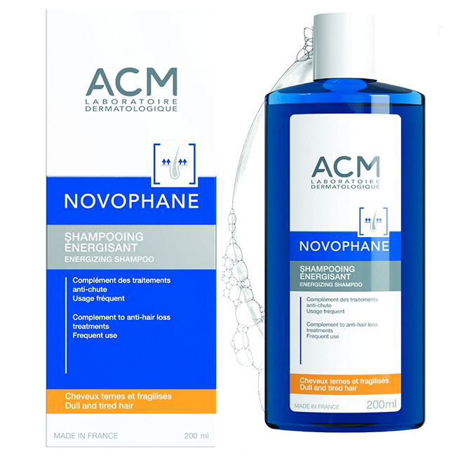 ACM Novophane Champú Anticaída Fortalece el Cabello y Estimula el Crecimiento (200ml) - Imagen 2