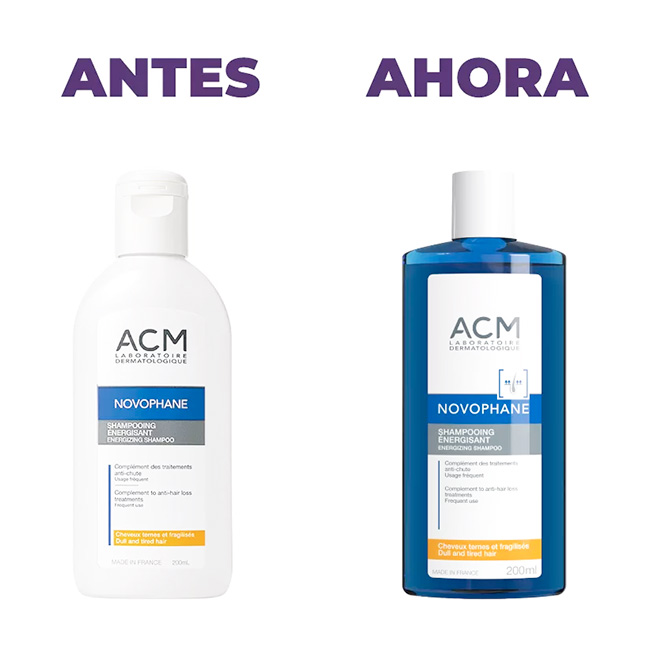 ACM Novophane Champú Anticaída Fortalece el Cabello y Estimula el Crecimiento (200ml) - Imagen 3