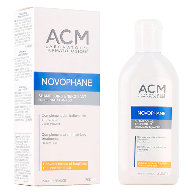 ACM Novophane Champú Anticaída Fortalece el Cabello y Estimula el Crecimiento (200ml) - Imagen 4