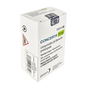 Concerta 54mg Tratamiento de Liberación Prolongada para el TDAH