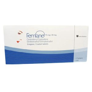 Femiane 0.02mg/0.075mg Anticonceptivo Oral Combinado
