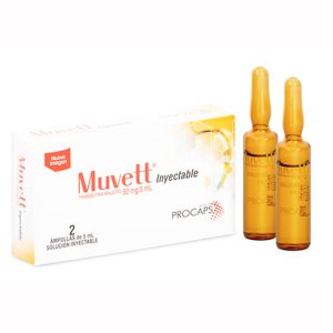 Muvett Inyectable 50mg/5ml Solución para Trastornos Gastrointestinales