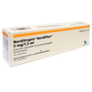 Norditropin NordiFlex 5mg/1,5ml Pluma precargada de Somatropina