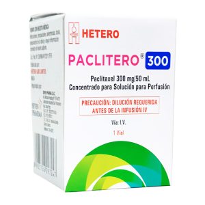 Paclitero 300mg/50mL Paclitaxel Concentrado para Solución para Perfusión Intravenosa (1 Vial)