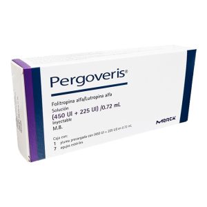 Pergoveris 450/225UI Folitropina Alfa + Lutropina Alfa Recombinantes