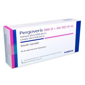 Pergoveris Pen 900/450UI Folitropina Alfa + Lutropina Alfa Recombinantes