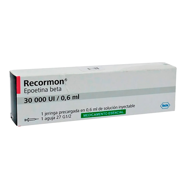 Recormon 30,000UI/0.6ml Epoetina Beta Inyectable Roche - Imagen 2