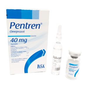 Pentren Omeprazol 40mg Polvo Liofolizado para Solución Inyectable