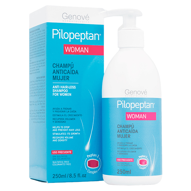 Pilopeptan Woman Champú Anticaída 250ml - Imagen 2