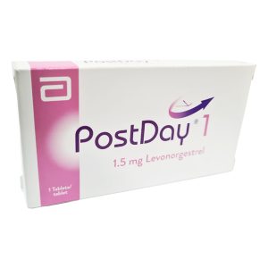 PostDay 1 Pastilla del Día Después 1.5 mg Levonorgestrel Abbott Caja x 1 Tableta
