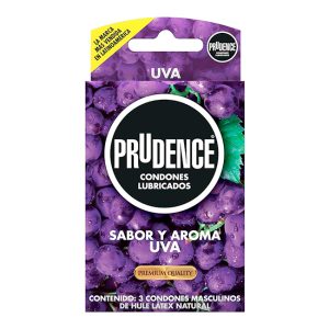 Condones Prudence Sabor y Aroma Uva
