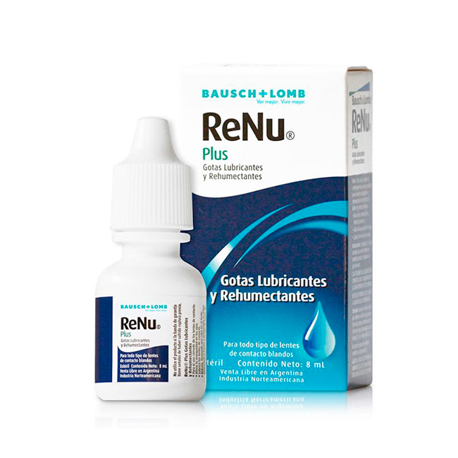 Renu Plus 8ml Gotas Lubricantes Lagrimas - Imagen 2