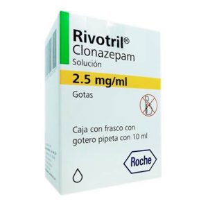 Rivotril Clonazepam Solución 2,5mg/ml Gotas