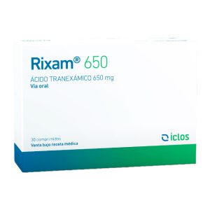 Rixam 650 mg Capsulas Tratamiento Sangrado Menstrual Abundante
