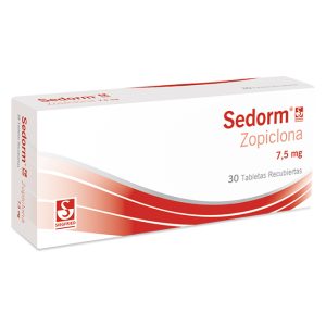 Sedorm 7.5mg Zopiclona Tratamiento Insomnio 
