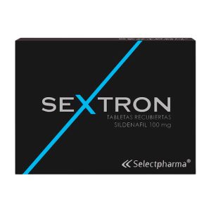 Sextron Sildenafil 100mg Tratamiento Disfunción Eréctil