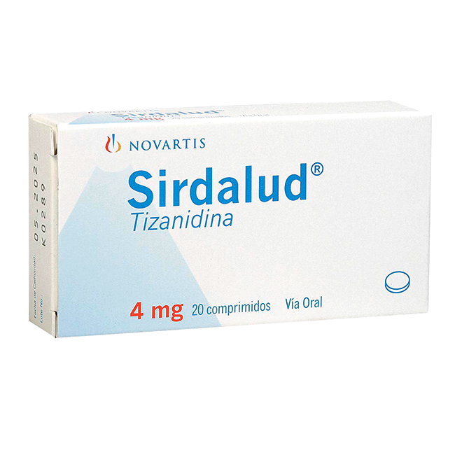 Sirdalud 4mg Tizanidina Relajante Muscular - Imagen 2