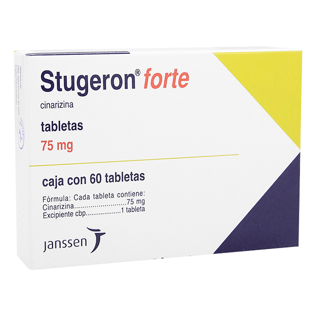 Stugeron Forte 75mg Cinarizina - Imagen 2