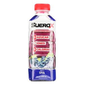 Suerox Uva 630ml Bebida Hidratante Cero Azúcar