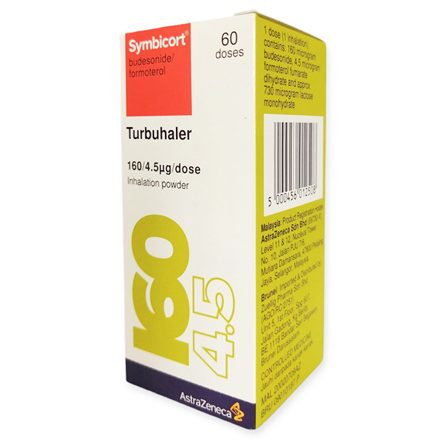 Symbicort Turbuhaler 160/4.5Mcg 60 Dosis Tratamiento del Asma - Imagen 2
