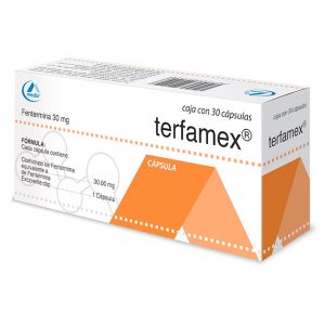 Terfamex 30mg Fentermina Tratamiento de la Obesidad
