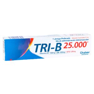 Tri B Solución Inyectable 25.000 Jeringa 2ml
